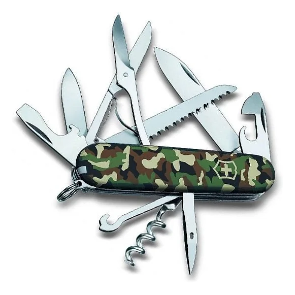 Victorinox Huntsman 1.3713.94 Yeşil Kamuflaj 15 Fonksiyonlu Çok Amaçlı Çakı - Görsel 2