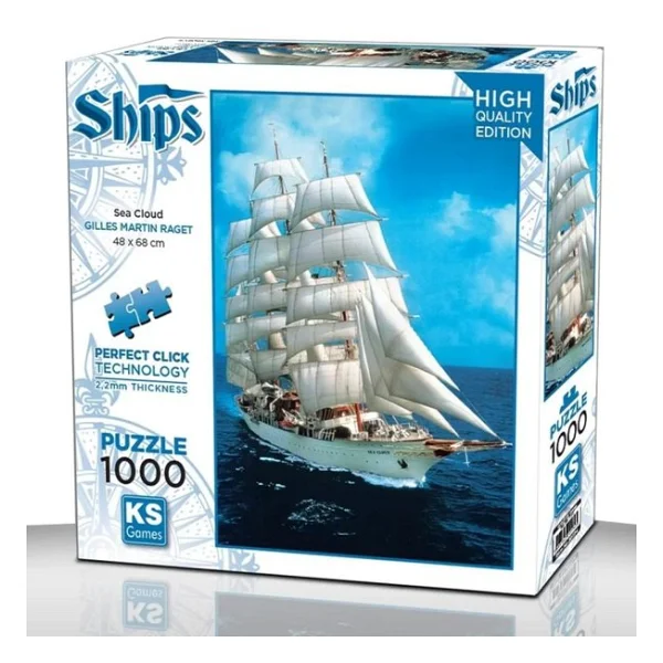 KS Games Sea Cloud Gilles Martin Raget 1000 Parça Puzzle 20774 - Görsel 2