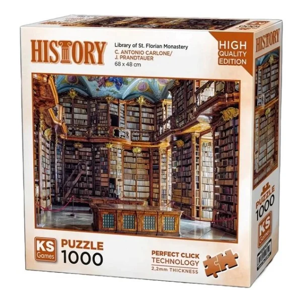 KS Games Library Of St. Florian Monastery 1000 Parça Puzzle 20801 - Görsel 2