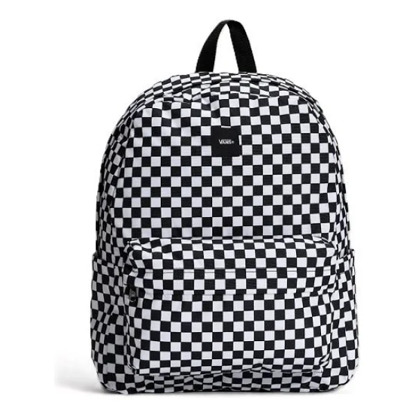 Vans Old Skool Check VN000H4XY281 Siyah-Beyaz Sırt Çantası - Görsel 2