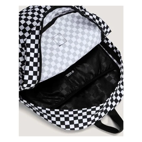 Vans Old Skool Check VN000H4XY281 Siyah-Beyaz Sırt Çantası - Görsel 5
