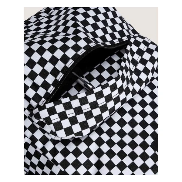 Vans Old Skool Check VN000H4XY281 Siyah-Beyaz Sırt Çantası - Görsel 6