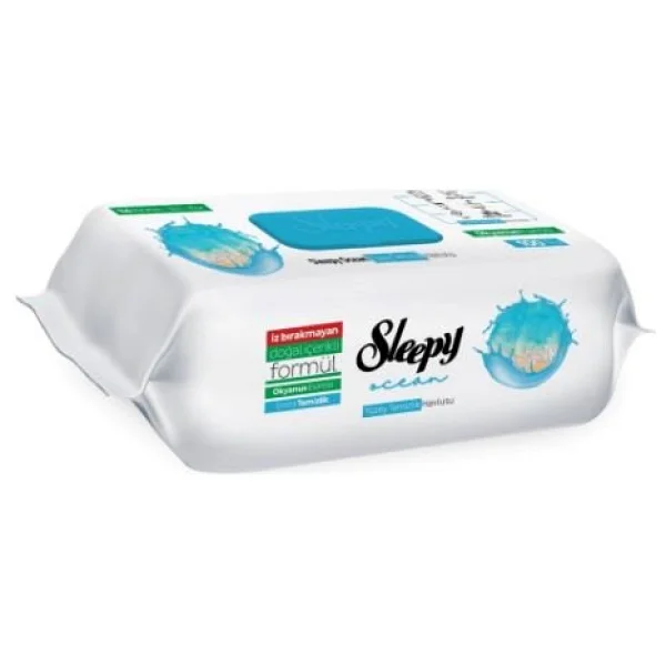 Sleepy Easy Clean Ocean Okyanus Esintisi Yüzey Temizlik Havlusu 100 Yaprak - Görsel 2