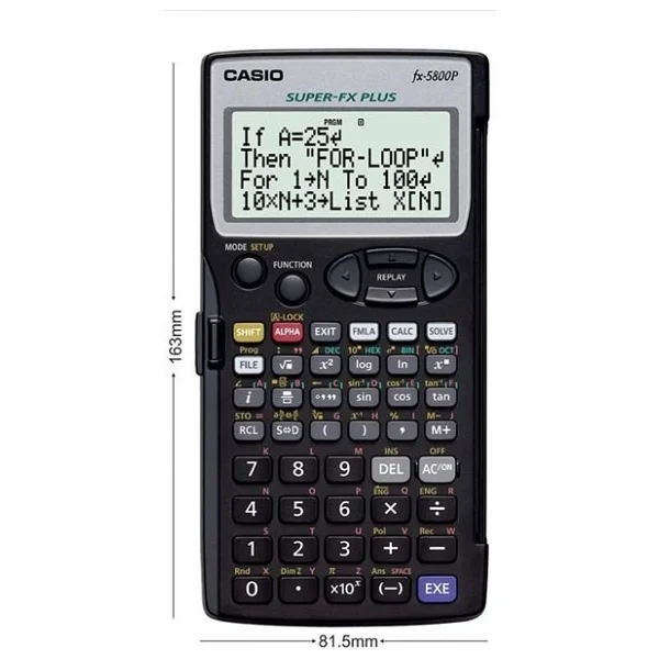 Casio FX-5800P 664 Fonksiyonlu Programlanabilir Bilimsel Hesap Makinesi - Görsel 3