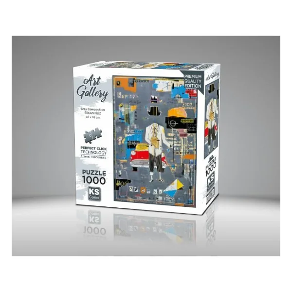 KS Games Gray Composition 1000 Parça Puzzle 20684 - Görsel 4