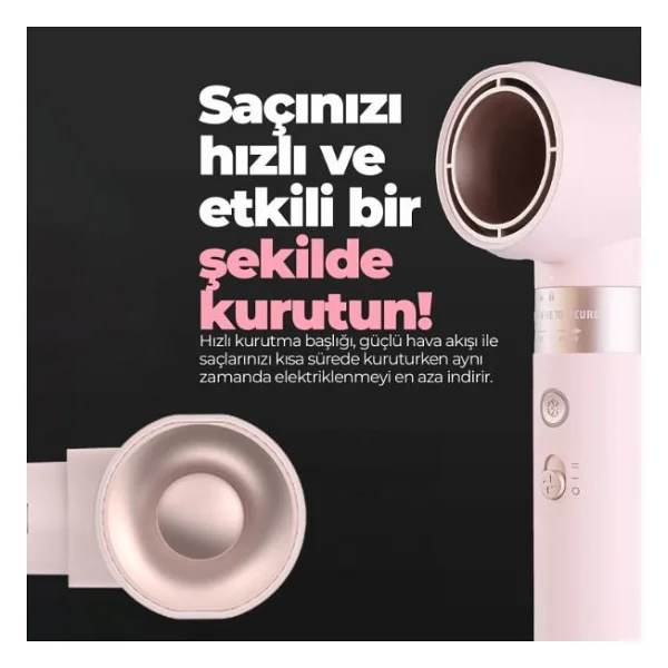 Pirantech KS-611 6in1 Saç Şekillendirme Seti - Görsel 4