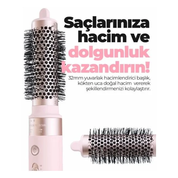 Pirantech KS-611 6in1 Saç Şekillendirme Seti - Görsel 5
