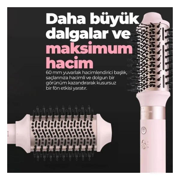 Pirantech KS-611 6in1 Saç Şekillendirme Seti - Görsel 8