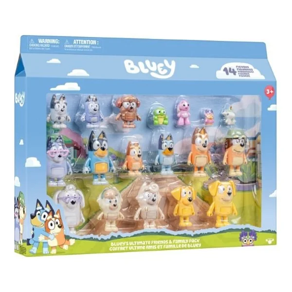 Bluey Ultimate Aile ve Arkadaş 18'li Figür Set 19116 - Görsel 2