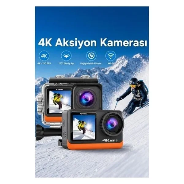 Torima AC-03 4K Aksiyon Kamerası - Görsel 5