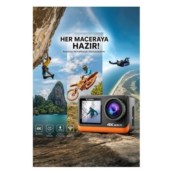 Torima AC-03 4K Aksiyon Kamerası - Görsel 7