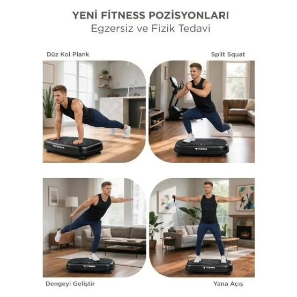 Torima VEP-1000 Programlı Titreşimli Kondisyon Aleti - Görsel 4
