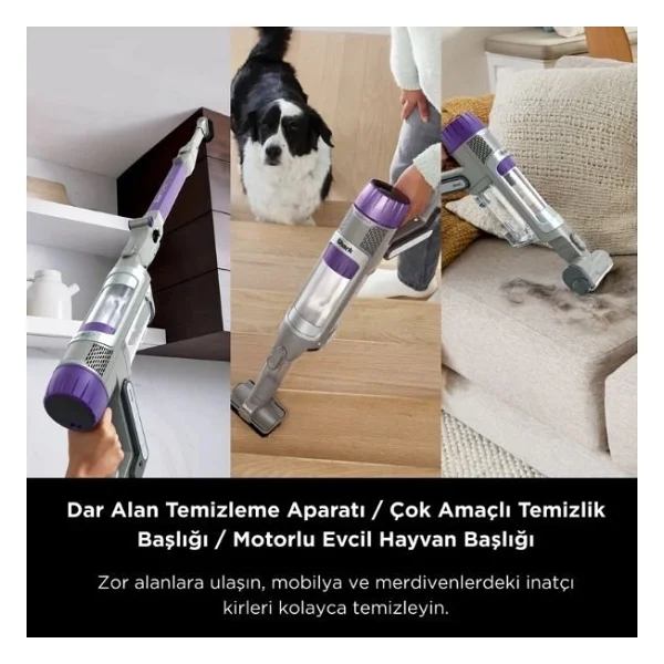 Shark PowerDetect Turbo Başlıklı Şarjlı Dikey Süpürge - Görsel 10