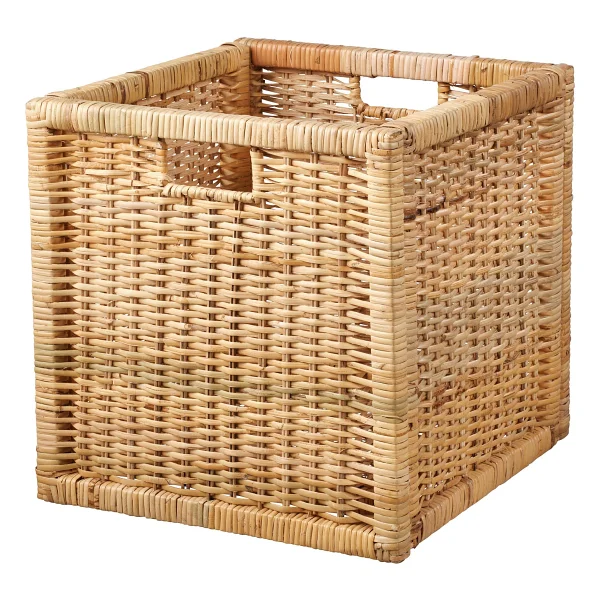IKEA Branas Kutu Sepet Rattan Açık Kahve 32x34x32 Cm - Görsel 2