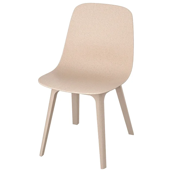 IKEA ODGER plastik sandalye, beyaz-bej, 60359996 - Görsel 2