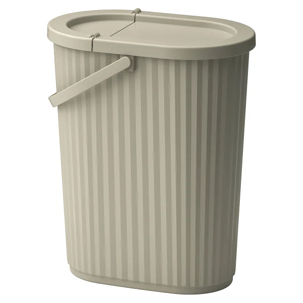 IKEA DAMMANG çöp kutusu, gri-bej, 26 lt 60559976 - Görsel 2