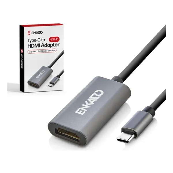 Enkado Ekd-TP41 Type-C To HDMI 4K-2K 30HZ Adaptör - Görsel 2