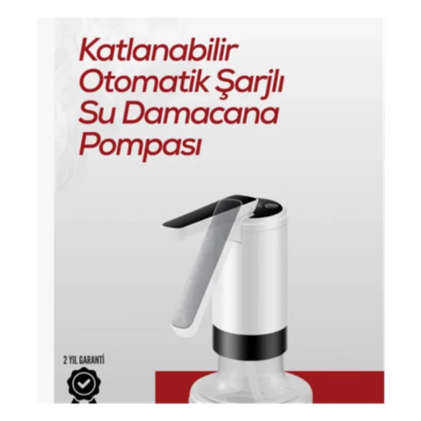 Apache K3 Şarjlı Su Pompası (Usb Şarj Grişi-Şarj Lambası-Paslanmaz Çelik) - Görsel 6