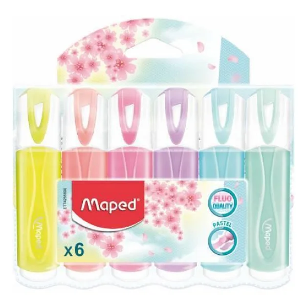 Maped Pastel 6'lı Fosforlu Kalem Seti - Görsel 8