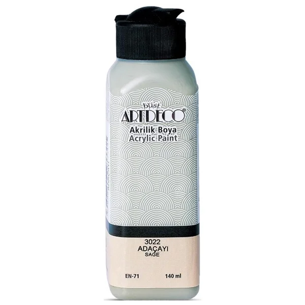 Artdeco 140 ml 3022 Ada Çayı Akrilik Boya - Görsel 5