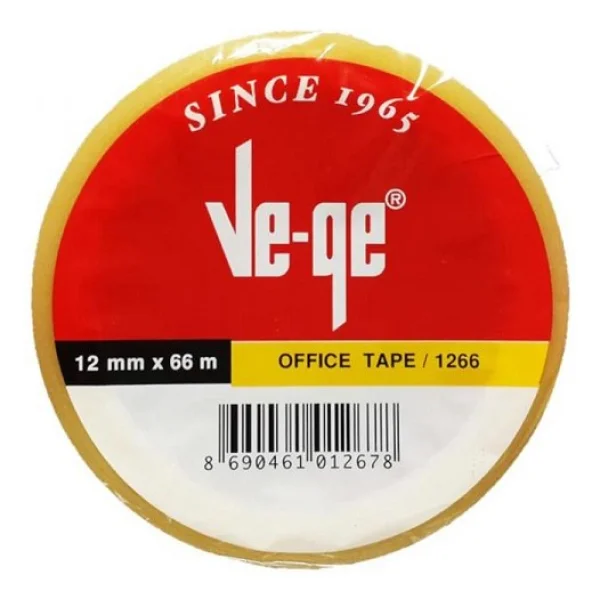 Vege Selefon Bant Offıce Tape 12x66 ( 6 Lı Paket) - Görsel 4