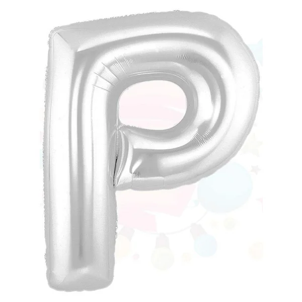 Nedi Balon Folyo 40 Harf Gümüş P 01360 - Görsel 2
