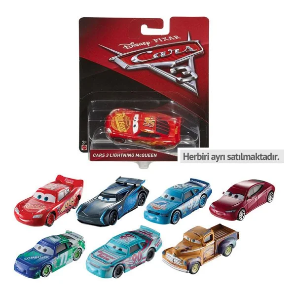 Disney Pixar Cars Disney Cars 3 Tekli Karakter Araçlar Dxv29 - Görsel 5
