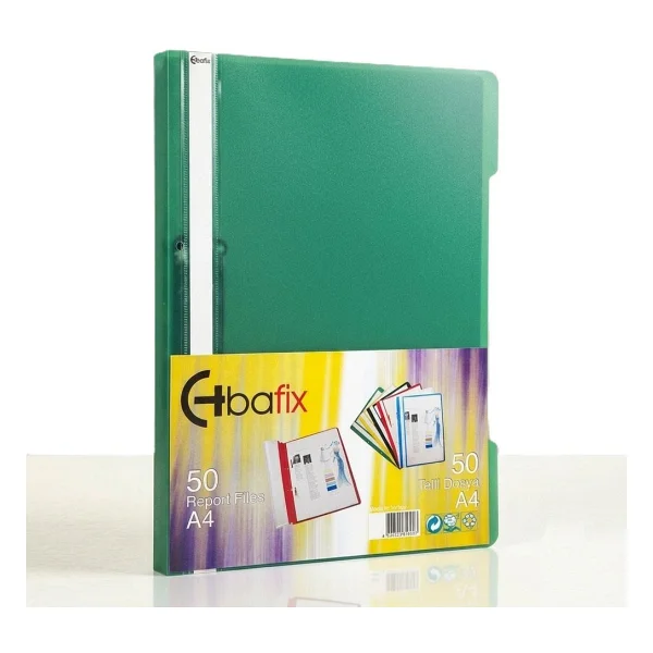 Bafix Telli Dosya Plastik XL Yeşil A4 - Görsel 5
