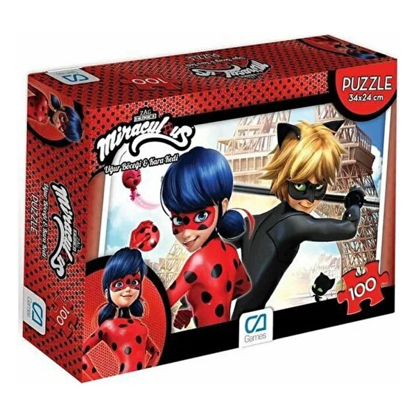 CA Games Miraculous Puzzle 100 Parça CA-5002 - Görsel 5