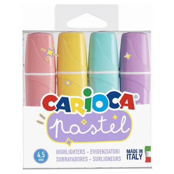 Carioca Pastel 4'lü Fosforlu Kalem Seti - Görsel 8