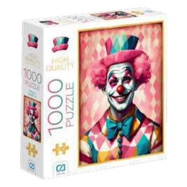 CA Games CA.7052 Pembe Palyaço 1000 Parça Puzzle - Görsel 3