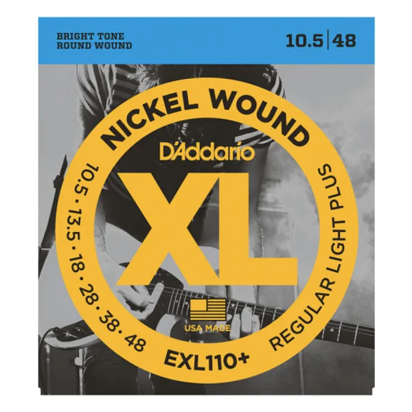 D'Addario EXL110+ Nickel Wound Regular Light Plus 10.5-48 Elektro Gitar Tel Seti - Görsel 4