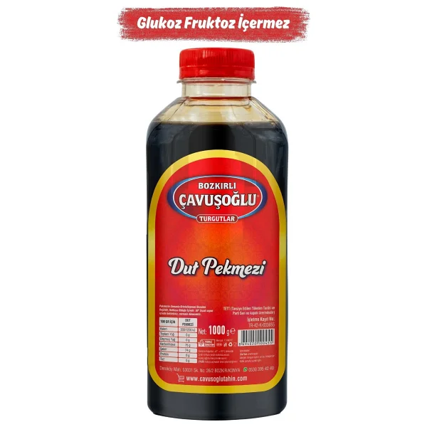 Bozkırlı Çavuşoğlu Dut Pekmezi 1 kg - Görsel 6