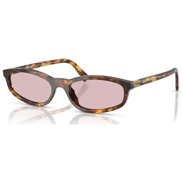 Miu Miu Regard A06S 14L4I0 Honey Havana-Pink Kadın Güneş Gözlüğü - Görsel 3