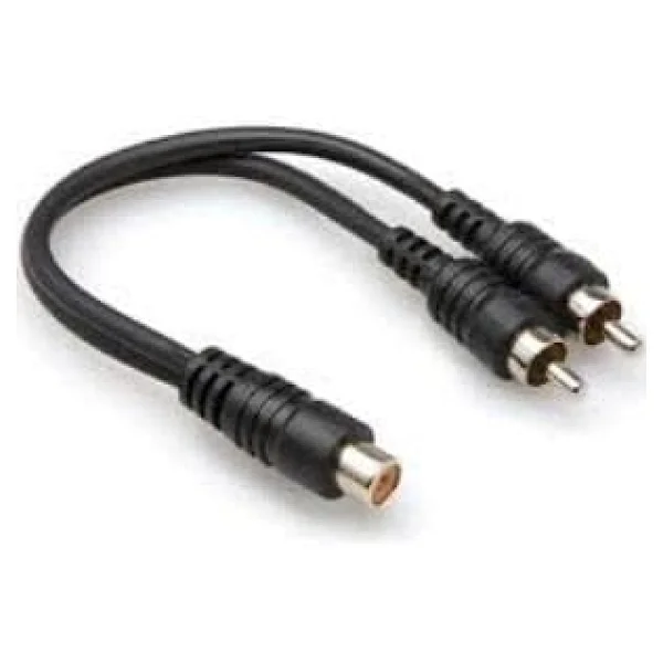 Anfi Y Rca Kablo 1 Dişi 2 Erkek 25 Cm Silikon Mavi Kablo - Görsel 6