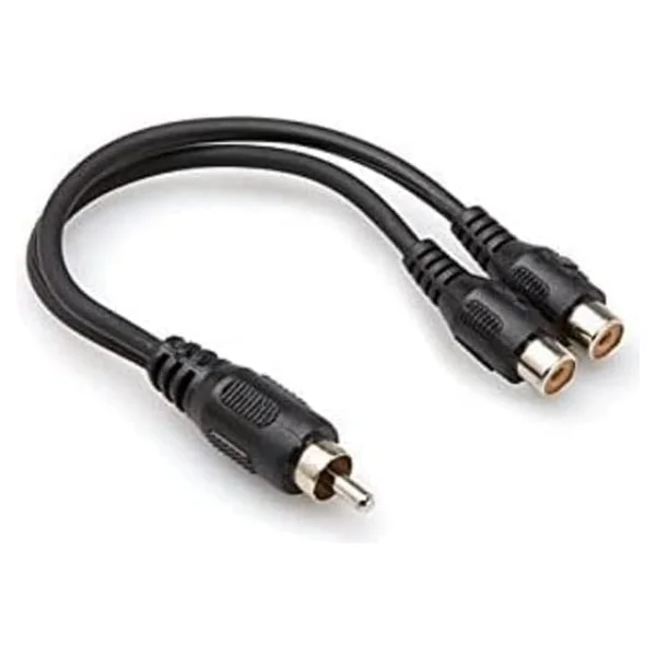 Anfi Y Rca Kablo 1 Dişi 2 Erkek 25 Cm Silikon Mavi Kablo - Görsel 8