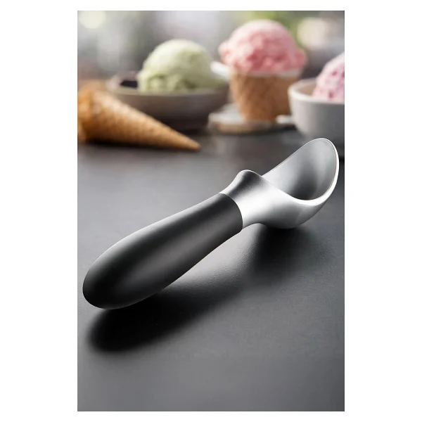 Tatlı-Dondurma Kaşığı Kırmızı (Transparan) 12,5cm - 50 Adet - Görsel 2