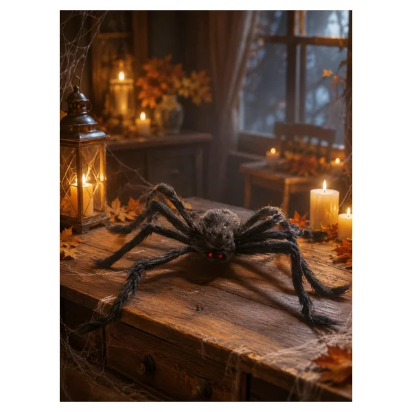 Halloween Cadılar Bayramı Örümcek Ağ Dekor Siyah 1.5 Metre - Görsel 7