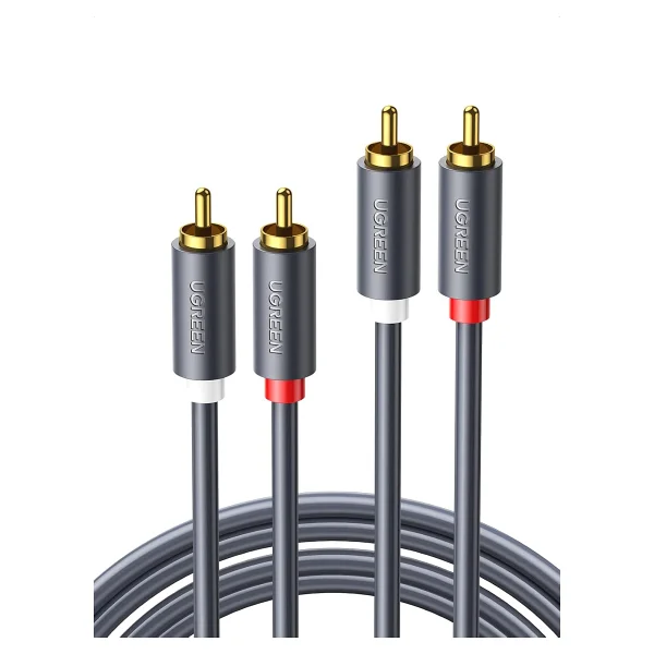 Anfi Y Rca Kablo 1 Dişi 2 Erkek 25 Cm Silikon Mavi Kablo - Görsel 3