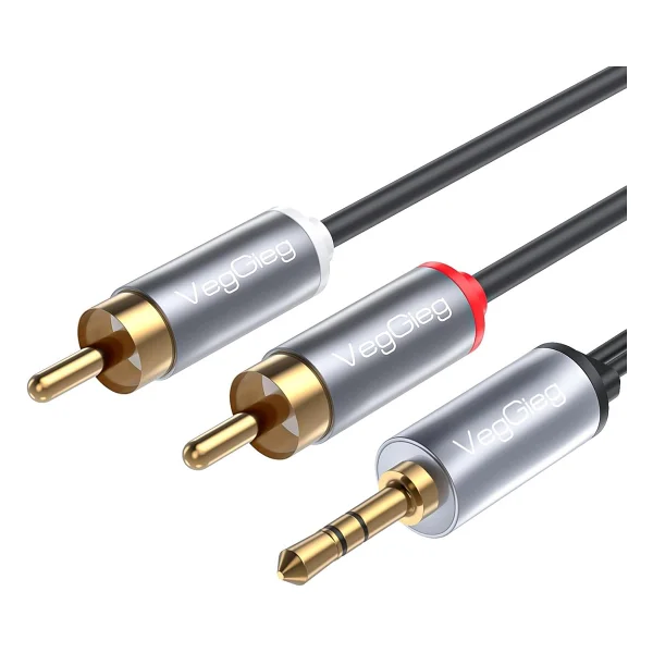 Anfi Y Rca Kablo 1 Dişi 2 Erkek 25 Cm Silikon Mavi Kablo - Görsel 7