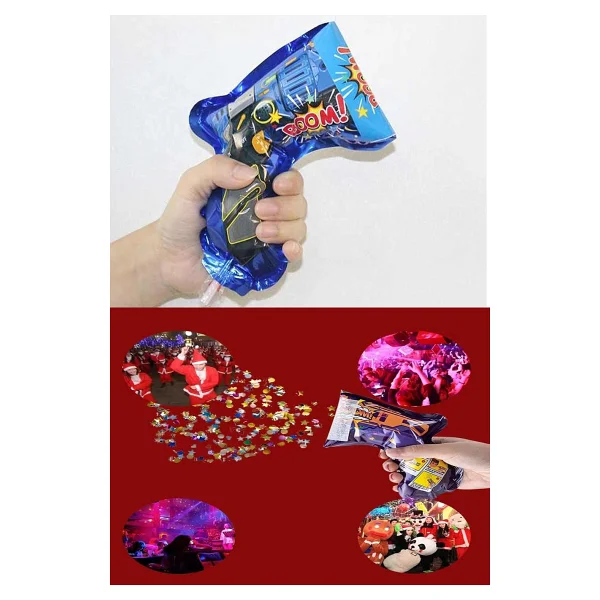 Konfeti Karışık Metalize 15 CM 1 Adet - Görsel 6