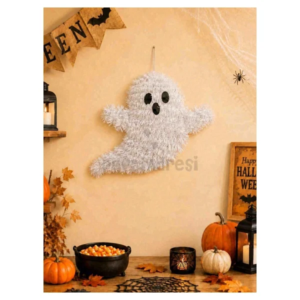 Halloween Cadılar Bayramı Örümcek Ağ Dekor Siyah 1.5 Metre - Görsel 5