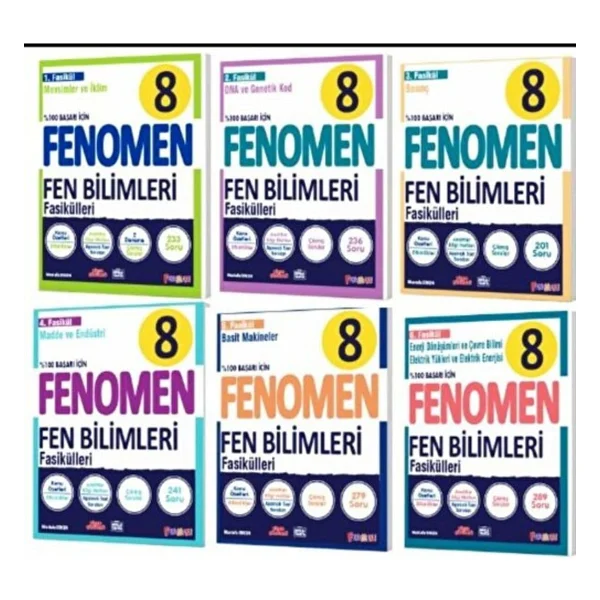 Fenomen Okul Yayınları 8. Sınıf Fen Bilimleri 1. Fasikül (Mevsimler ve İklim) Konu Özetli Soru Bankası - Görsel 6