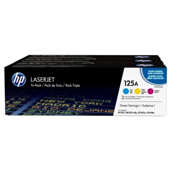 HP 125A CF373AM 3'lü Toner - Görsel 6