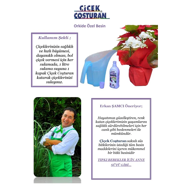 Çiçek Coşturan 2500 [Lila] - Orkide Özel Besini - Görsel 3