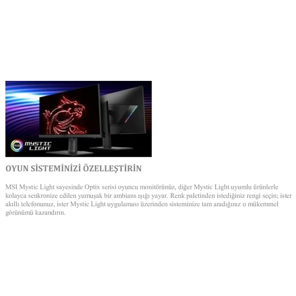 MSI Optix MAG245R2 23.8'' 1ms Full HD IPS 170 Hz Oyuncu Monitörü - Görsel 10