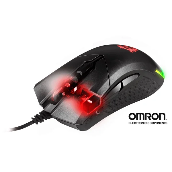 MSI Clutch GM50 RGB Ergonomik Optik Kablolu Oyuncu Mouse - Görsel 6