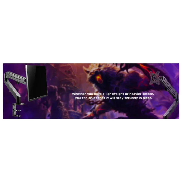 Twisted Minds TM-25-C06 17-27 inç Tek Kollu Amortisörlü Monitör Standı - Görsel 8