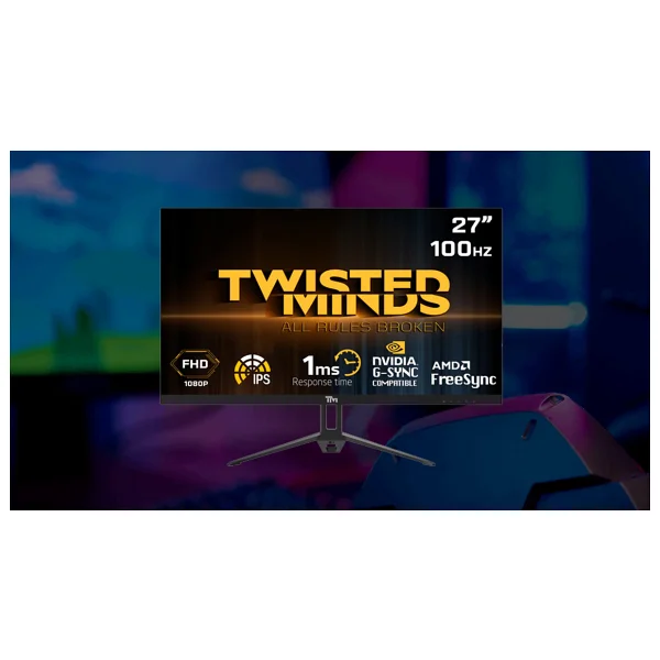 Twisted Minds TM27FHD100IPS 27" 1 ms Full HD IPS 100 Hz Oyuncu Monitörü - Görsel 6