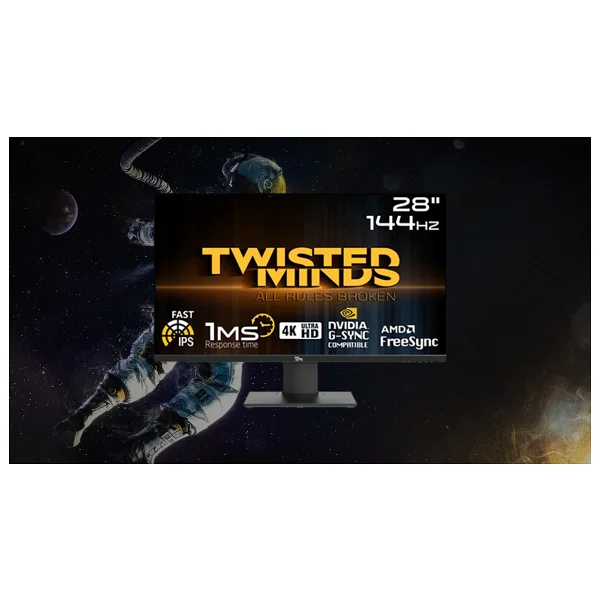 Twisted Minds TM28EUI 28" 1 ms 4K IPS 144 Hz Oyuncu Monitörü - Görsel 6